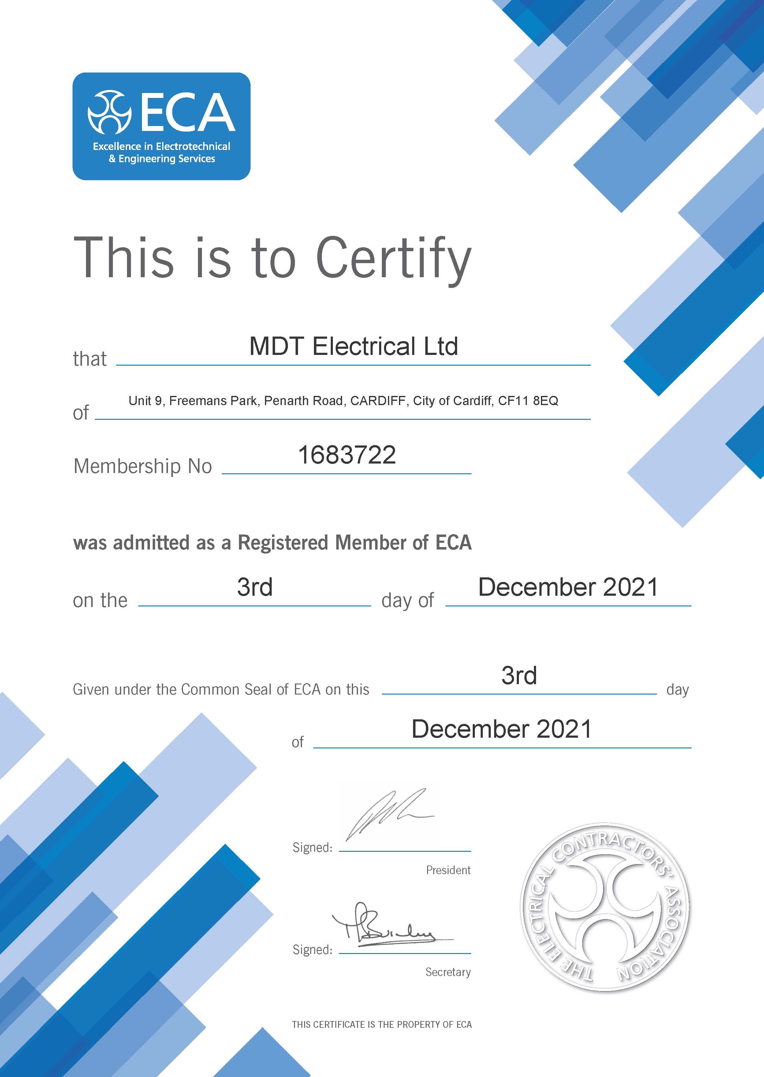 mdt electrical